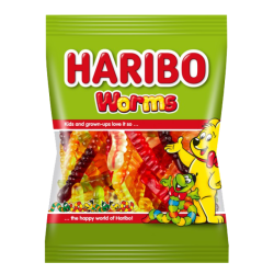 HARIBO WORMS 80GM HARIBO WORMS 80GM