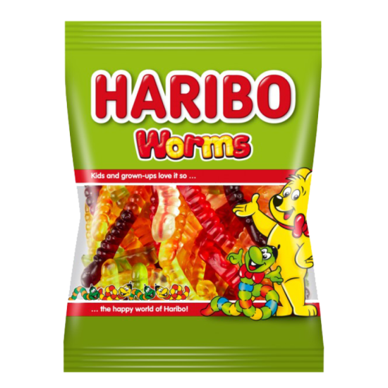 HARIBO WORMS 80GM