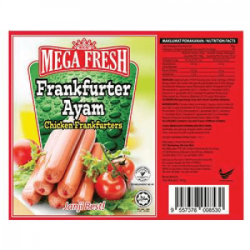 MEGAFRESH CHICKEN F/FURTER 300G