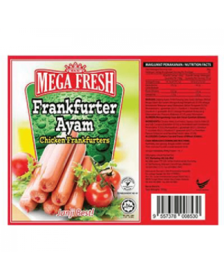 MEGAFRESH CHICKEN F/FURTER 300G