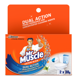 MR MUSCLE - IN CISTERN BLOCK 38GM*2S MR MUSCLE - IN CISTERN BLOCK 38GM*2S