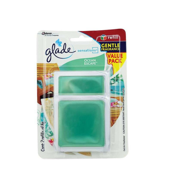 GLADE SENSATIONS (REFILL) - OCEAN ESCAPE 8G*2