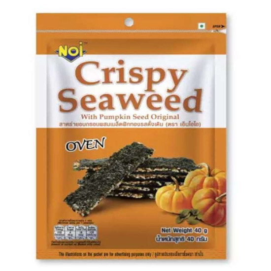 NO.1 SEAWEED WITH PUMPKIN SEED ORIGINAL 40GM