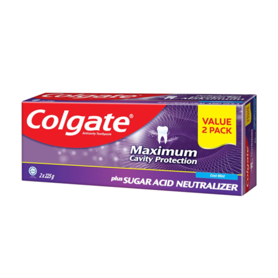 COLGATE TOOTHPASTE SUGAR ACID NEUTRALISER 225G*2