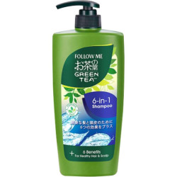 FOLLOW ME GREEN TEA 6 IN 1 SHAMPOO 650ML FOLLOW ME GREEN TEA 6 IN 1 SHAMPOO 650ML