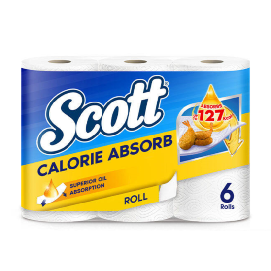 SCOTT KITCHEN TOWEL CALORIE LIGHT 55S*6R