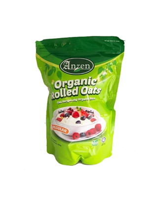 ANZEN ORGANIC ROLLED OATS REGULAR 1KG