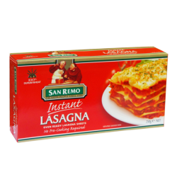SAN REMO INSTANT LASAGNA 250GM SAN REMO INSTANT LASAGNA 250GM