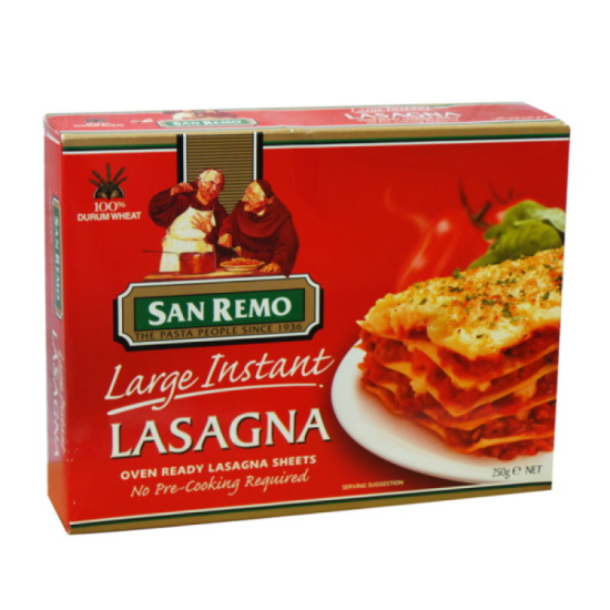 SAN REMO LARGE SHEET LASAGNA