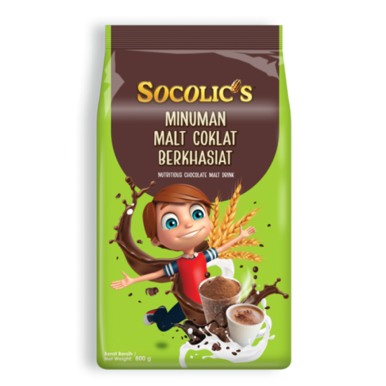 SOCOLIC'S CHOCO MALT 800GM