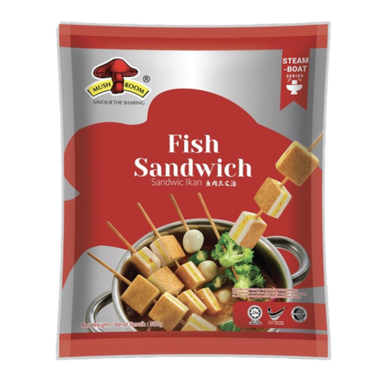 MUSHROOM FISH SANDWICH 500G