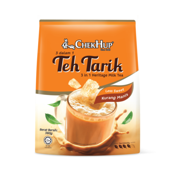 CHEK HUP TEH TARIK LESS SWEET 35GM*12