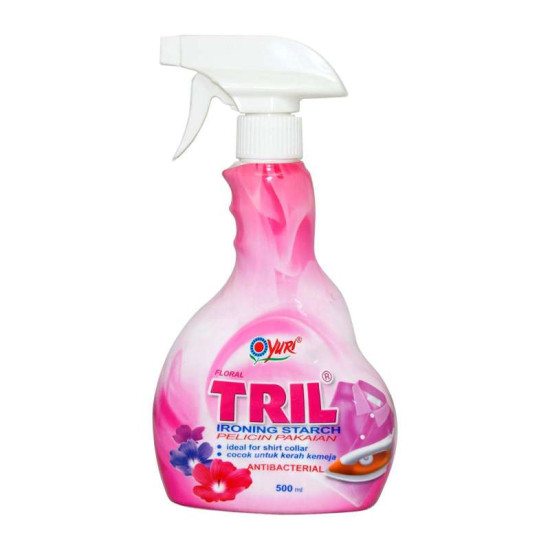 YURI TRIL IRONING STARCH SPRAY - FLORAL 500ML