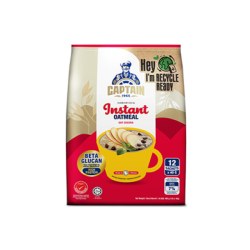 CAPTAIN INSTANT OATS (SACHETS) 40GM*12 CAPTAIN INSTANT OATS (SACHETS) 40GM*12