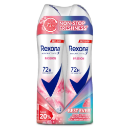 REXONA WOMEN DEODORANT SPRAY PASSION 135ML*2 REXONA WOMEN DEODORANT SPRAY PASSION 135ML*2