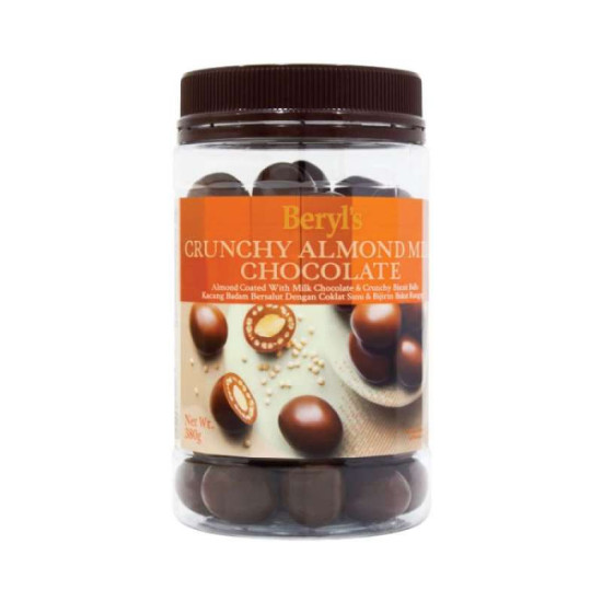 BERYL'S CRUNCHY ALMOND MILK CHOCOLATE 380GM