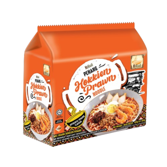 MYKUALI PENANG HOKKIEN PRAWN NOODLE 105GM*4