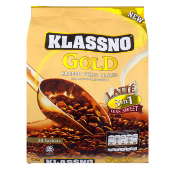 KLASSNO GOLD FREEZE DRIED 3IN1 LATTE 20GM*20