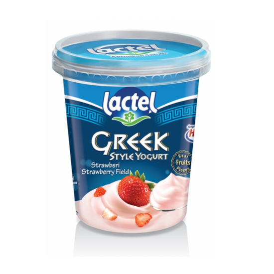 LACTEL GREEK STYLE YOGURT STRAWBERRY 470G