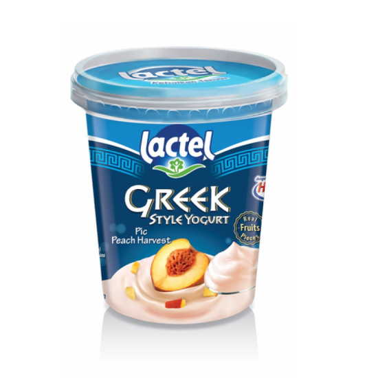 LACTEL GREEK STYLE YOGURT PEACH 470G