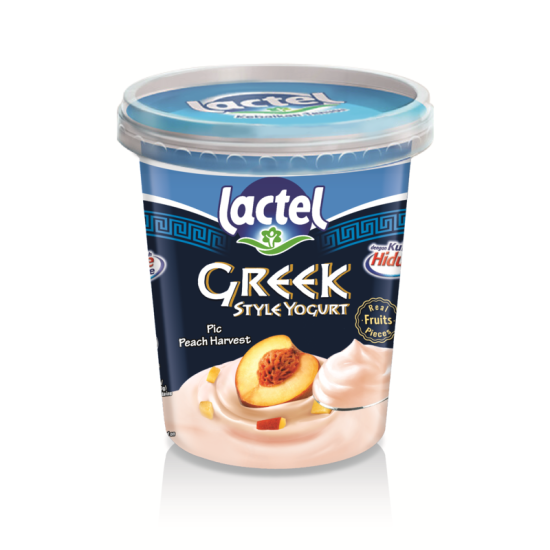 LACTEL GREEK STYLE YOGURT PEACH 470G