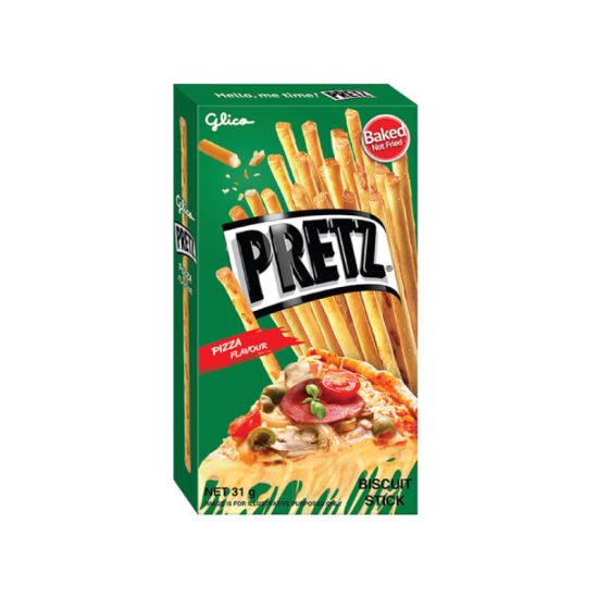 GLICO PRETZ PIZZA BISCUIT STICK 31GM