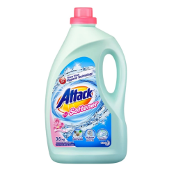 ATTACK LIQUID DETERGENT+SOFTENER SWEET FLORAL 3.6KG ATTACK LIQUID DETERGENT+SOFTENER SWEET FLORAL 3.6KG