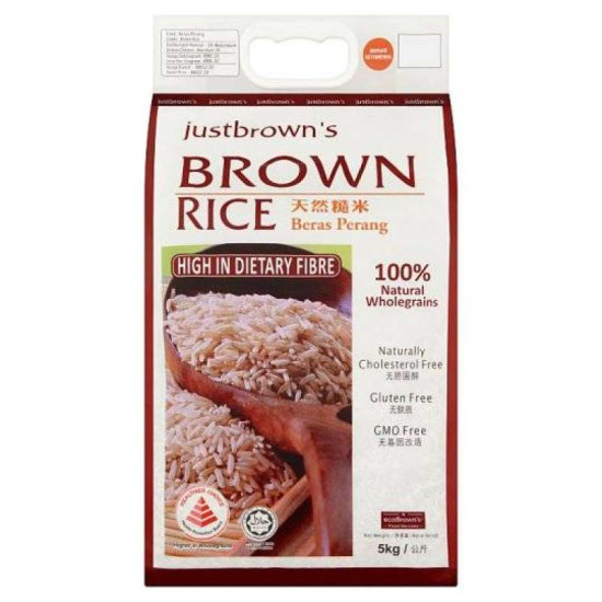 ECOBROWN'S JUST BROWN RICE 5KG