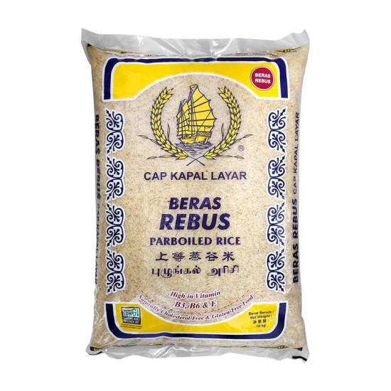 CAP KAPAL LAYAR REBUS RICE 10KG