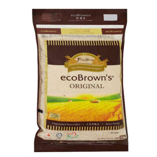 ECOBROWN'S UNPOLISHED BROWN RICE 500GM ECOBROWN'S UNPOLISHED BROWN RICE 500GM