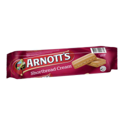 ARNOTT'S SHORTBREAD CREAM BISCUIT 250GM ARNOTT'S SHORTBREAD CREAM BISCUIT 250GM