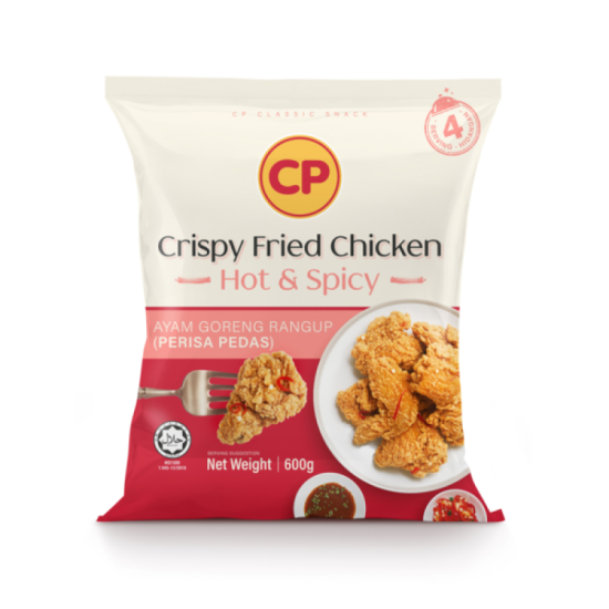 CP CRISPY FRIED CHIC HOT & SPICY 600G
