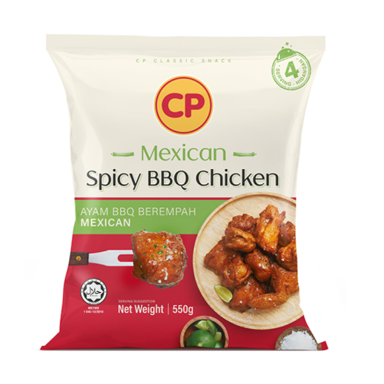 CP MEXICAN SPICY BBQ CHICKEN 550G