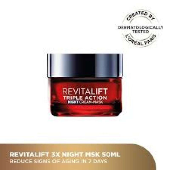 L'OREAL RV LASER X3 NIGHT CREAM - MASK 50ml