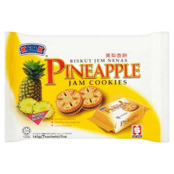 HUP SENG PINEAPPLE JAM BISCUIT 143GM HUP SENG PINEAPPLE JAM BISCUIT 143GM
