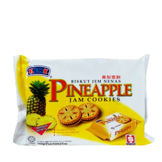 HUP SENG PINEAPPLE JAM BISCUIT 143GM