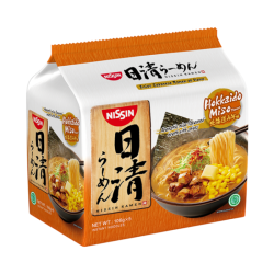 NISSIN JAPANESE RAMEN - HOKKAIDO MISO 106GM*5 NISSIN JAPANESE RAMEN - HOKKAIDO MISO 106GM*5