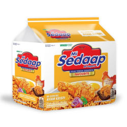 MI SEDAAP GORENG AYAM KRISPI 88GM*5 MI SEDAAP GORENG AYAM KRISPI 88GM*5