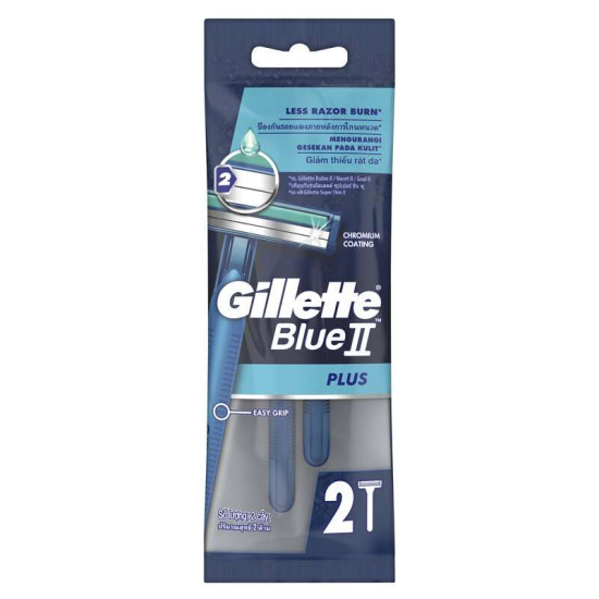 GILLETTE BLUE II PLUS 2'S