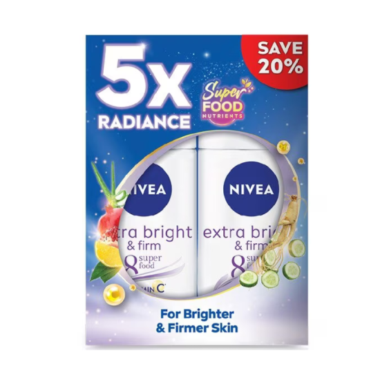 NIVEA WOMEN DEODORANT - EXTRA BRIGHT Q10 50ML*2