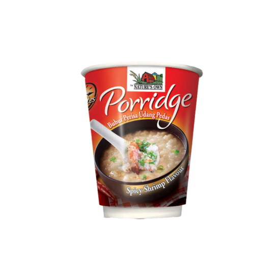 NATURE'S OWN PORRIDGE SPICY SHRIMP 45GM