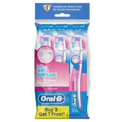 ORAL-B TOOTHBRUSH ULTRATHIN GUM CARE EXTRA SOFT 3'S ORAL-B TOOTHBRUSH ULTRATHIN GUM CARE EXTRA SOFT 3'S