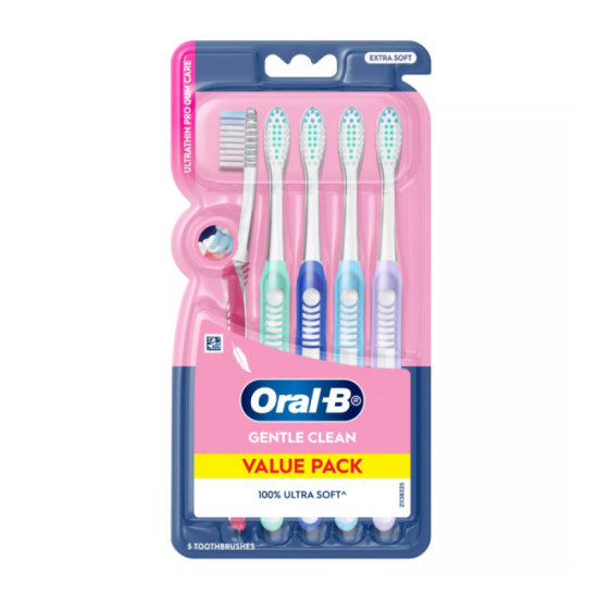 ORAL-B TOOTBRUSH ULTRATHIN GUM CARE EXTRA SOFT 5'S