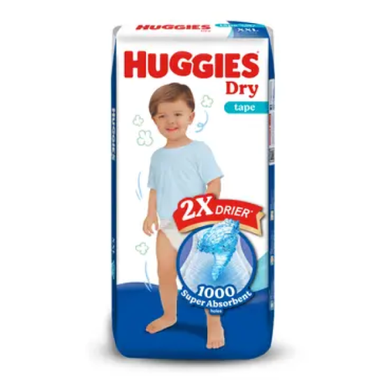 HUGGIES DRY SUPER JUMBO PACK XXL38'S