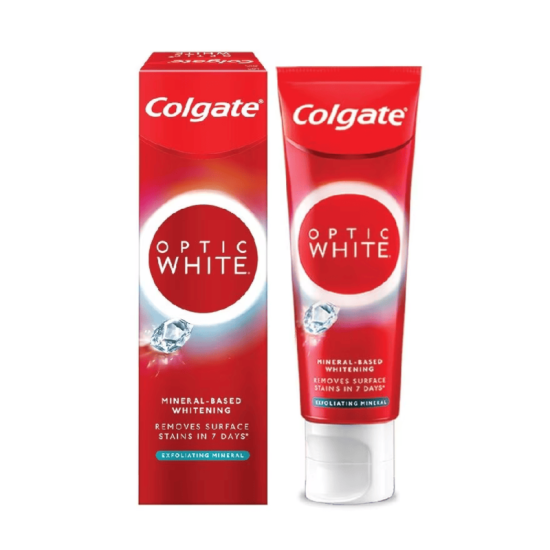 COLGATE TOOTHPASTE OPTIC WHITE EXFOLIATING 100GM