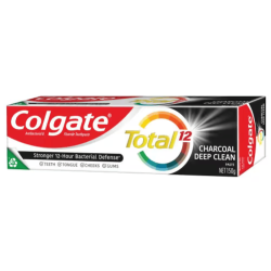 COLGATE TOOTHPASTE TOTAL CHARCOAL DEEP CLEAN 150G COLGATE TOOTHPASTE TOTAL CHARCOAL DEEP CLEAN 150G