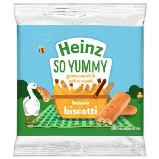 HEINZ SO YUMMY BANANA BISCOTTI 60G