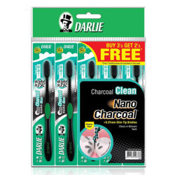 DARLIE TOOTHBRUSH CHARCOAL CLEAN SOFT 5'S DARLIE TOOTHBRUSH CHARCOAL CLEAN SOFT 5'S
