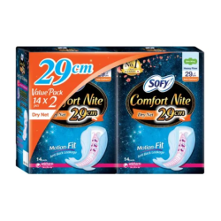SOFY SIDE GARTHER COMFORT NITE SLIM WG 29CM 14'S*2 SOFY SIDE GARTHER COMFORT NITE SLIM WG 29CM 14'S*2