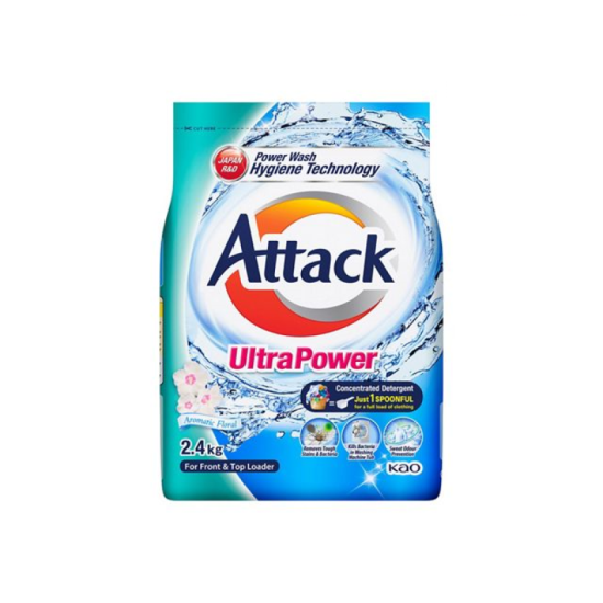 KAO ATTACK DETERGENT POWDER ULTRA POWER 2.4KG